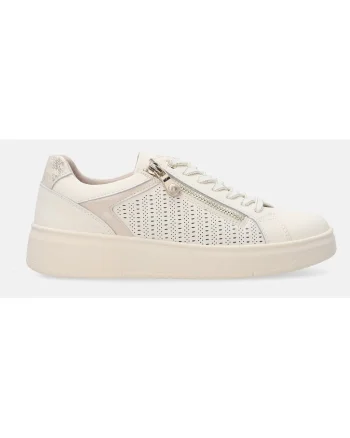 Pantofi sport din piele cu detalii piele de sarpe