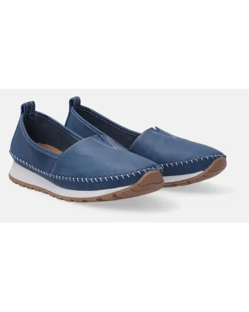 Pantofi sport din piele naturala, model uni