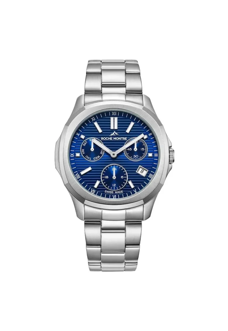 Ceas barbatesc  carcasa Otel cu diametrul de 41 mm rezistenta la apa de 5 ATM, RMG6006-01