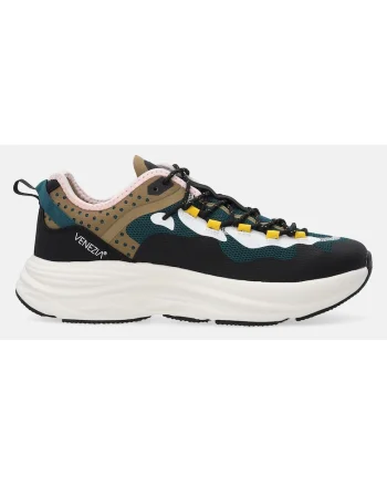 Pantofi sport cu amortizare si aspect colorblock