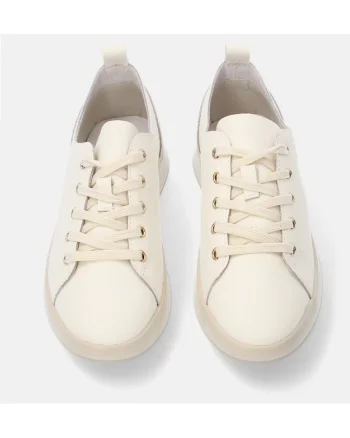 Pantofi sport din piele naturala cu profil jos.