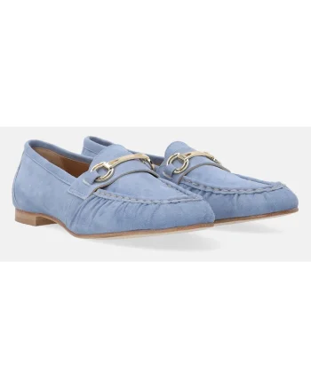 Pantofi loafer din piele intoarsa,