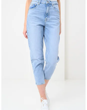 Blugi crop mom fit