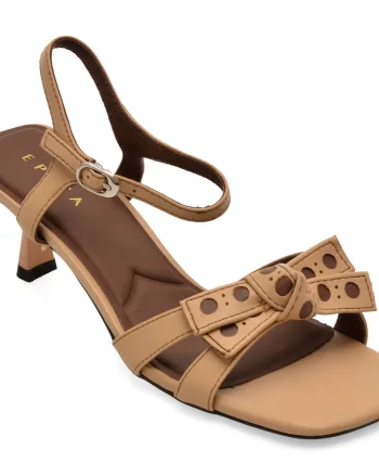 Sandale elegante EPICA bej, 505, din piele naturala