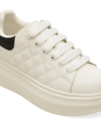 Pantofi sport GRYXX albi, 70678, din piele naturala