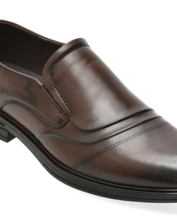 Pantofi eleganti BITE THE BULLET maro, T86191, din piele naturala