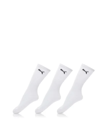 Set de sosete albe lungi Sport - 3 perechi