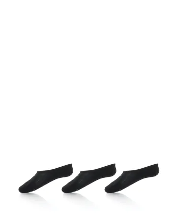 Set de sosete unisex foarte scurte - 3 perechi, Negru
