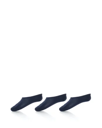 Set de sosete unisex foarte scurte - 3 perechi, Bleumarin