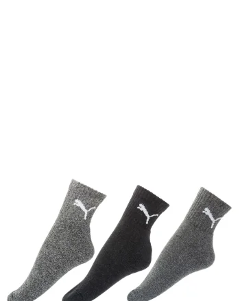 Set de sosete gri melange - 3 perechi