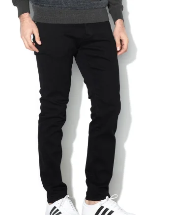 Blugi slim fit 3301, Negru