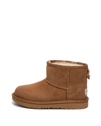 Ghete de piele intoarsa, fara inchidere Classic