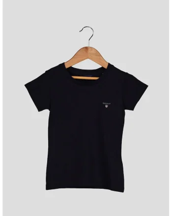 Tricou slim fit cu logo brodat, Bleumarin