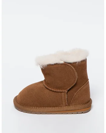 Ghete de iarna din piele intoarsa Toddle