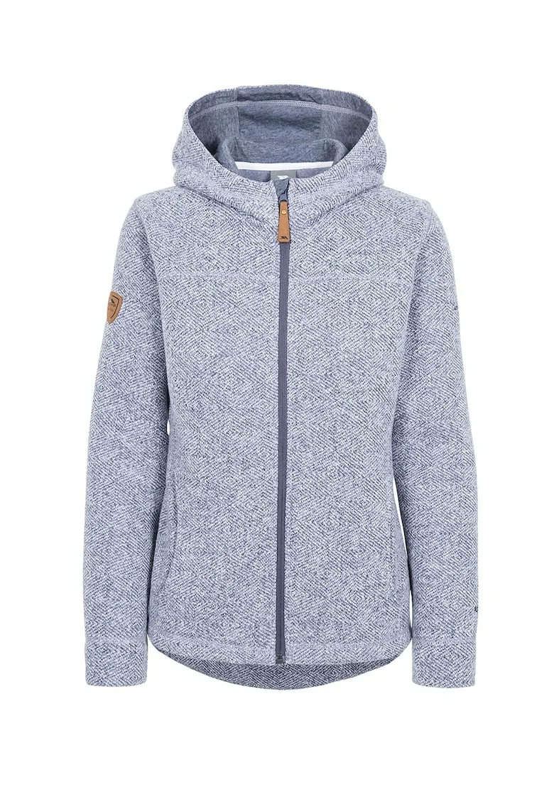 Hanorac cu captuseala din material fleece Reserve, Albastru deschis