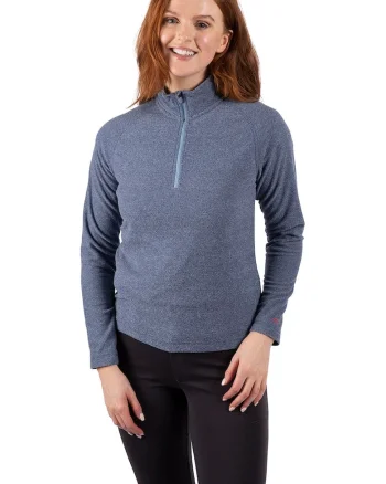 Bluza de trening din fleece cu maneci raglan Meadows, Alb/Bleumarin