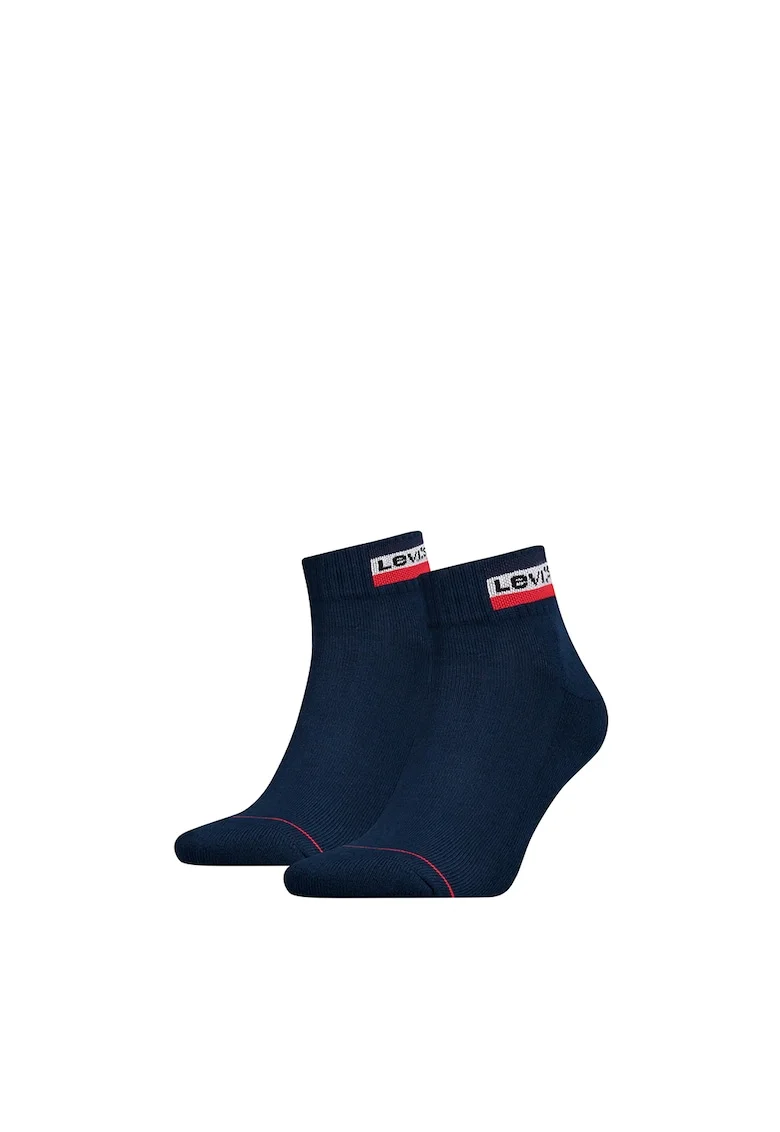 Set de sosete unisex pana la glezna - 2 perechi, Bleumarin
