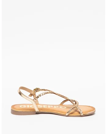 Sandale de piele cu barete incrucisate Ossian