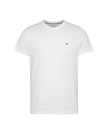 Tricou slim fit de bumbac, Alb