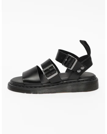 Sandale din piele Gryphon, Negru