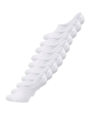 Set de sosete foarte scurte - 10 perechi, Alb optic