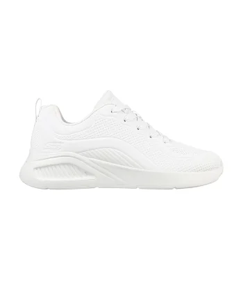 Pantofi sport low-top de piele ecologica Bobs Buno - How Sweet, Alb
