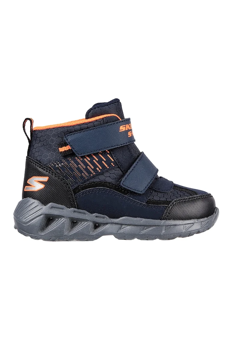 Ghete cu inchidere velcro Magna-Lights Frosty Fun-, Portocaliu/Bleumarin