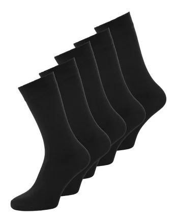Set de sosete lungi - 5 perechi, Negru