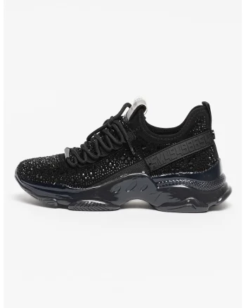 Pantofi sport cu aplicatie cu strasuri Maxima-R, Negru