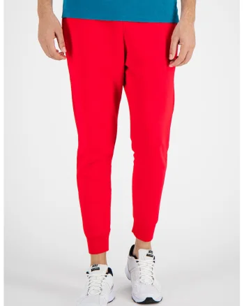 Pantaloni de trening cu buzunare laterale, Rosu