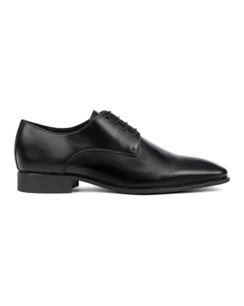 Pantofi derby de piele, Negru