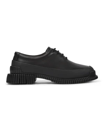 Pantofi derby de piele Pix, Negru