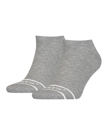 Set de sosete unisex pana la glezna - 2 perechi, Gri melange