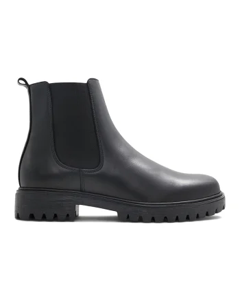 Ghete Chelsea din piele Adalitlan, Negru