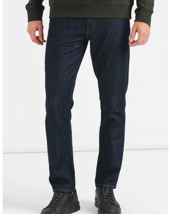 Blugi slim fit cu talie medie, Albastru ultramarin