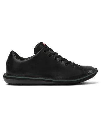 Pantofi casual de piele nabuc Beetle 393, Negru