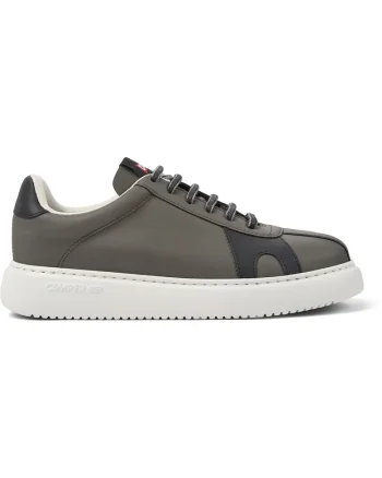 Pantofi sport cu garnituri din piele Runner K21 1199, Negru/Gri inchis