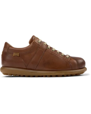 Pantofi sport de piele Ariel 1391, Maro