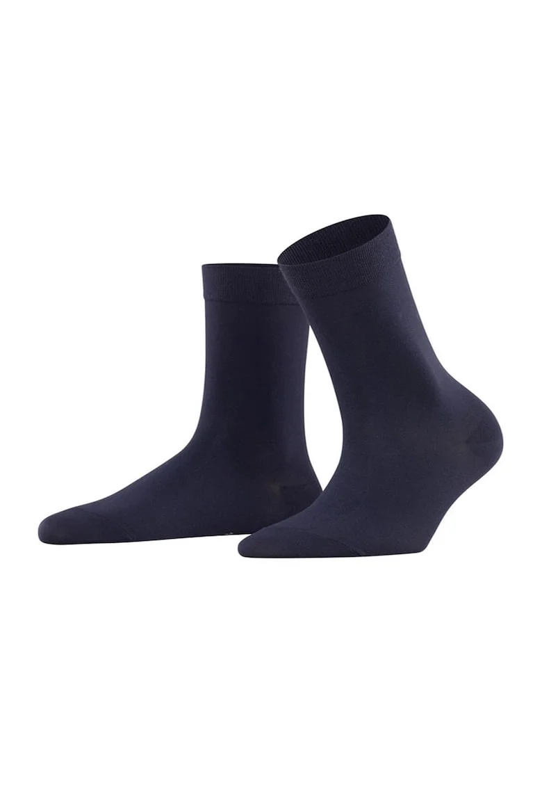 Sosete cu structura fina din amestec de bumbac Cotton Touch, Albastru ultramarin