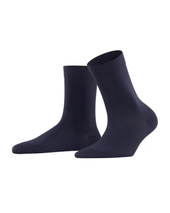 Sosete cu structura fina din amestec de bumbac Cotton Touch, Albastru ultramarin