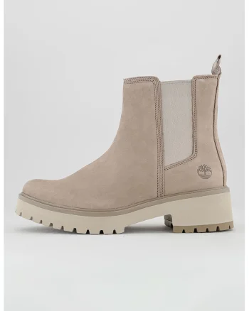 Ghete Chelsea de piele nabuc Cortina Valley, Maro taupe deschis