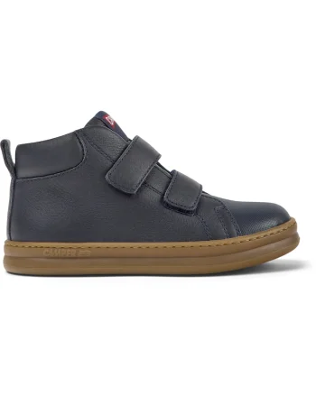 Tenisi mid-high de piele Runner Four 1729, Maro/Bleumarin