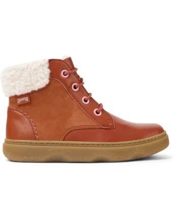 Ghete din piele si piele intoarsa Kiddo 8525, Rosu