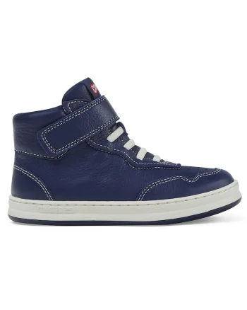 Pantofi sport din piele cu inchidere velcro Runner Four 565, Albastru