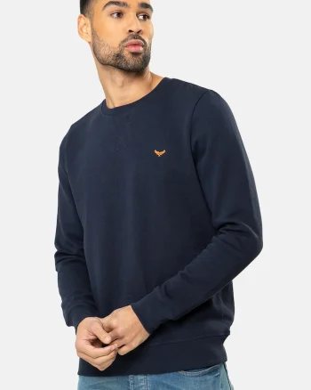 Bluza de trening cu decolteu la baza gatului Satsuma, Albastru