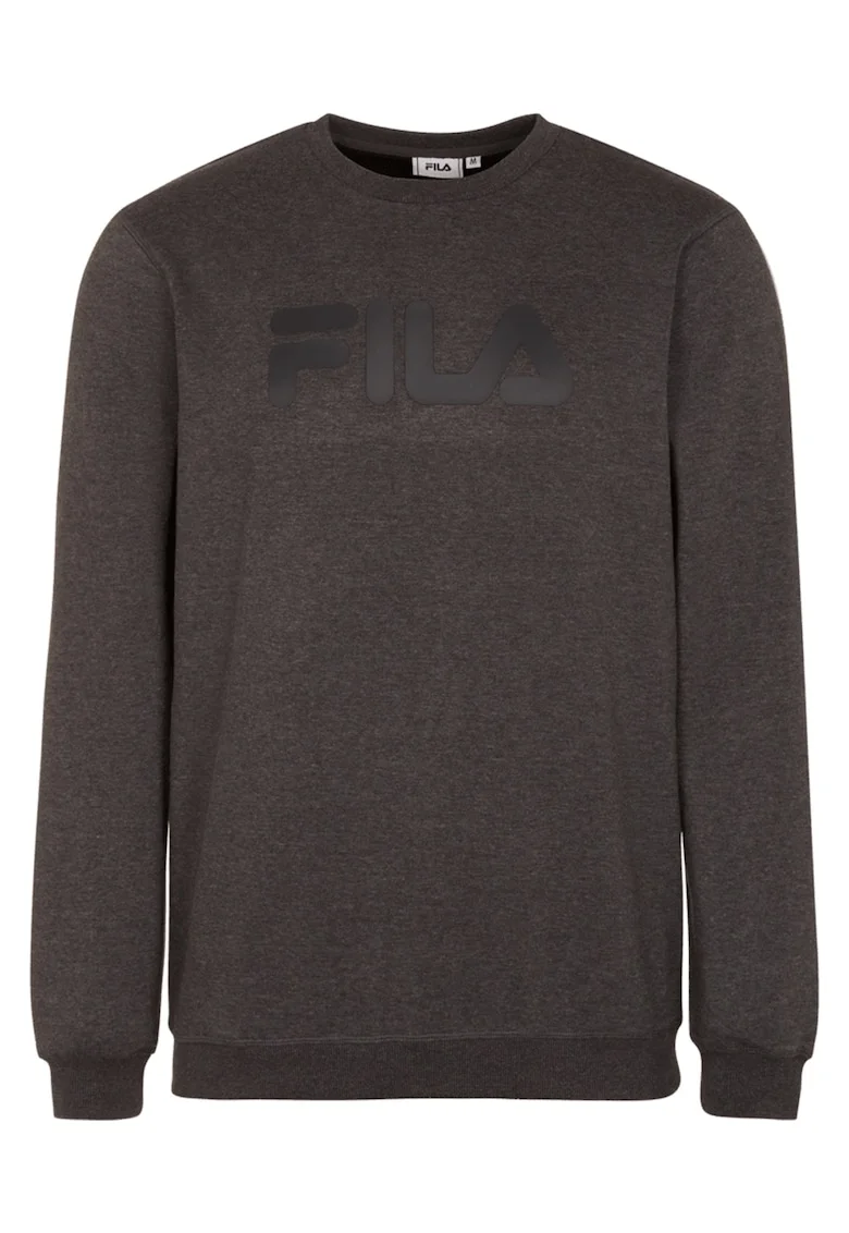 Bluza unisex de trening cu decolteu la baza gatului Barbian, Gri inchis