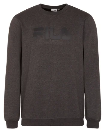Bluza unisex de trening cu decolteu la baza gatului Barbian, Gri inchis