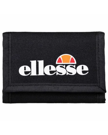 Portofel unisex pliabil cu imprimeu logo, Negru