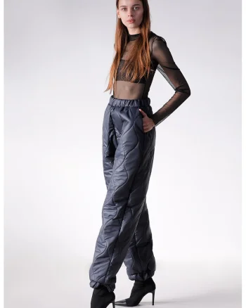 Pantaloni bufanti si matlasati, Albastru ultramarin
