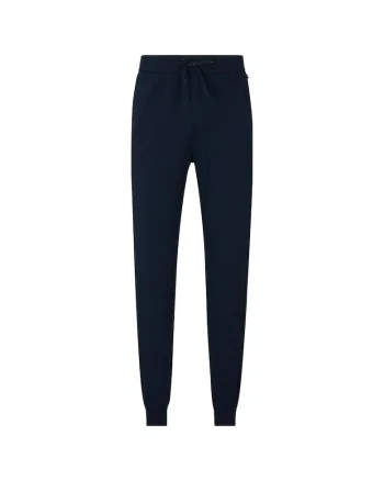 Pantaloni de trening de casa cu talie ajustabila, Albastru